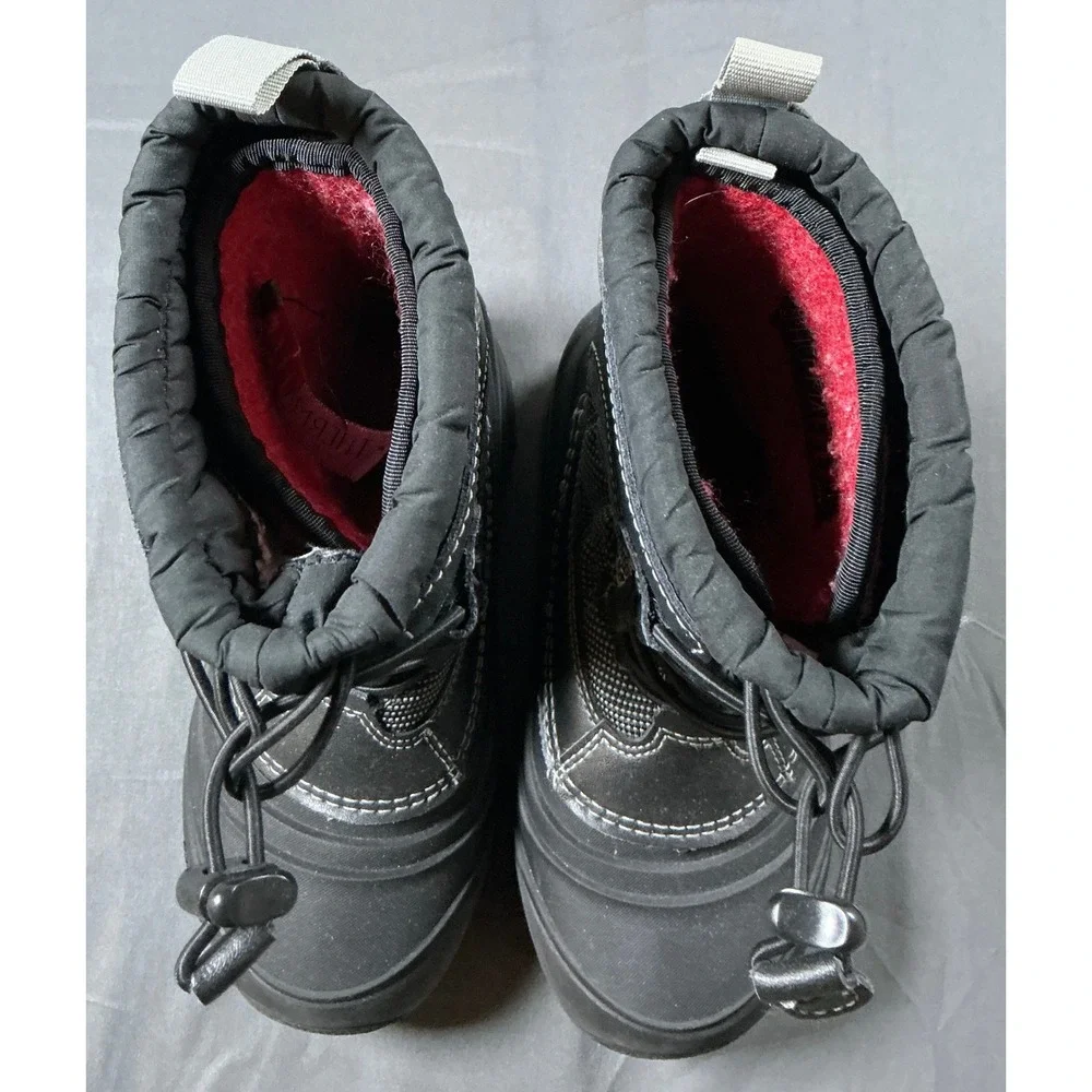 The North Face Kids Alpenglow IV Waterproof Snow Boots Black NF0A2T5P Size 1